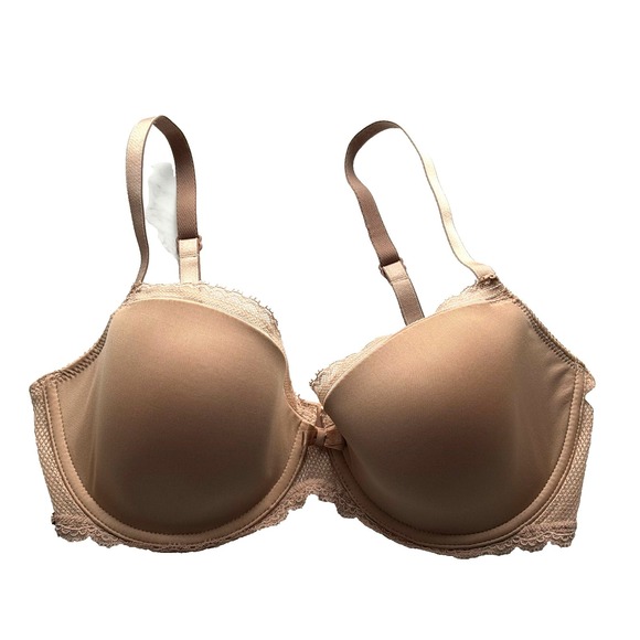 Chantelle Other - CHANTELLE Bra 1476 Parisian Demi Underwire Bra Size 30DDD NWT Nude Beige